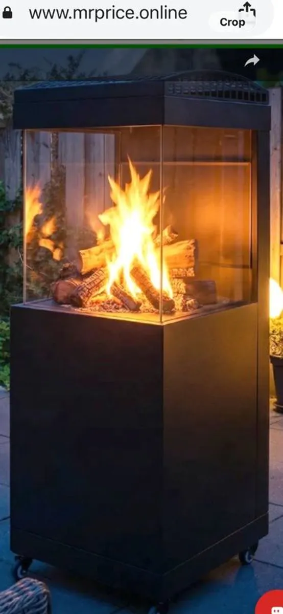 MustagBergen Gas Patio Fire Column With Cover - Image 2