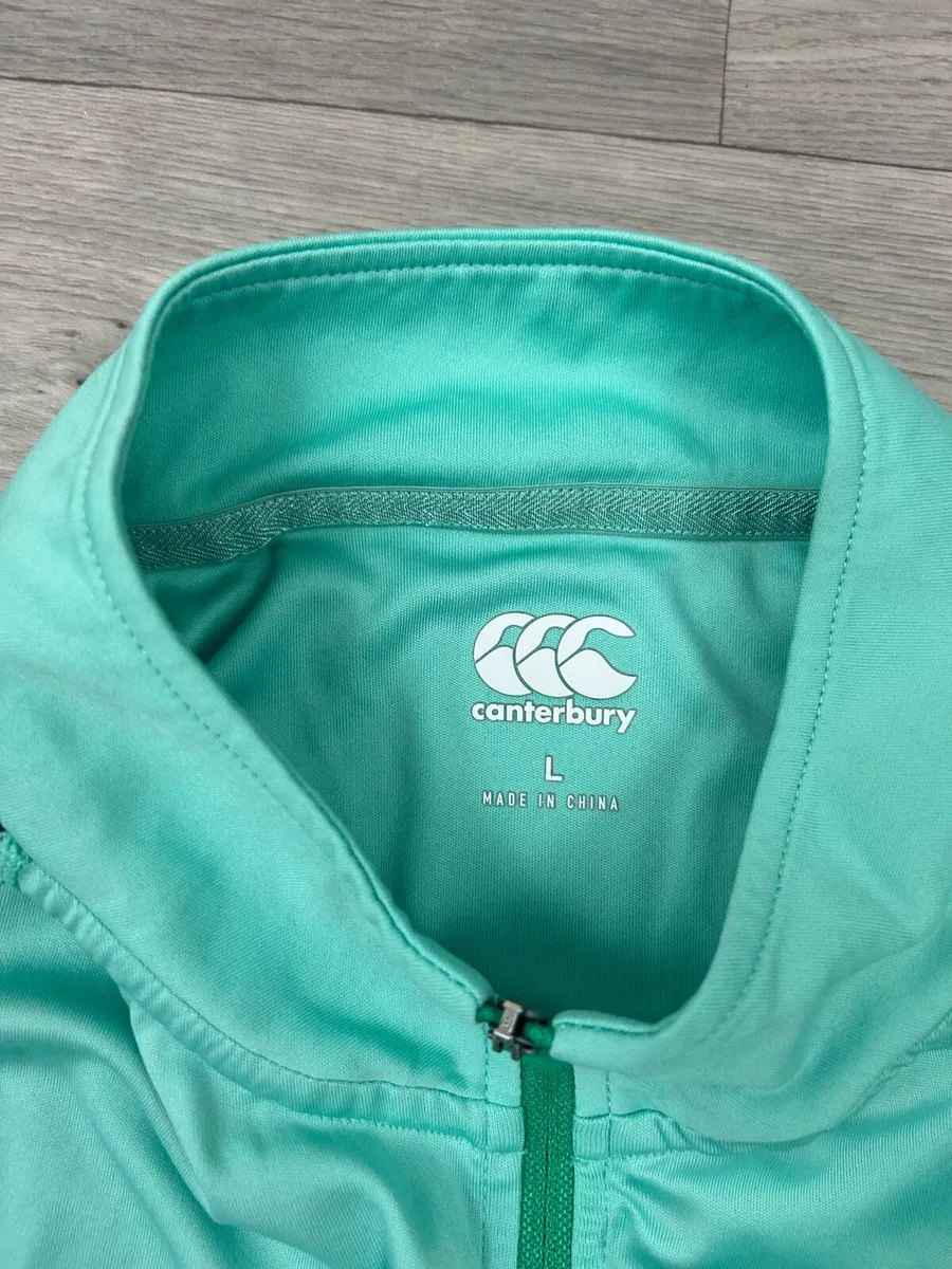 Canterbury Ireland Rugby Half Zip Base Layer Top L - Image 4