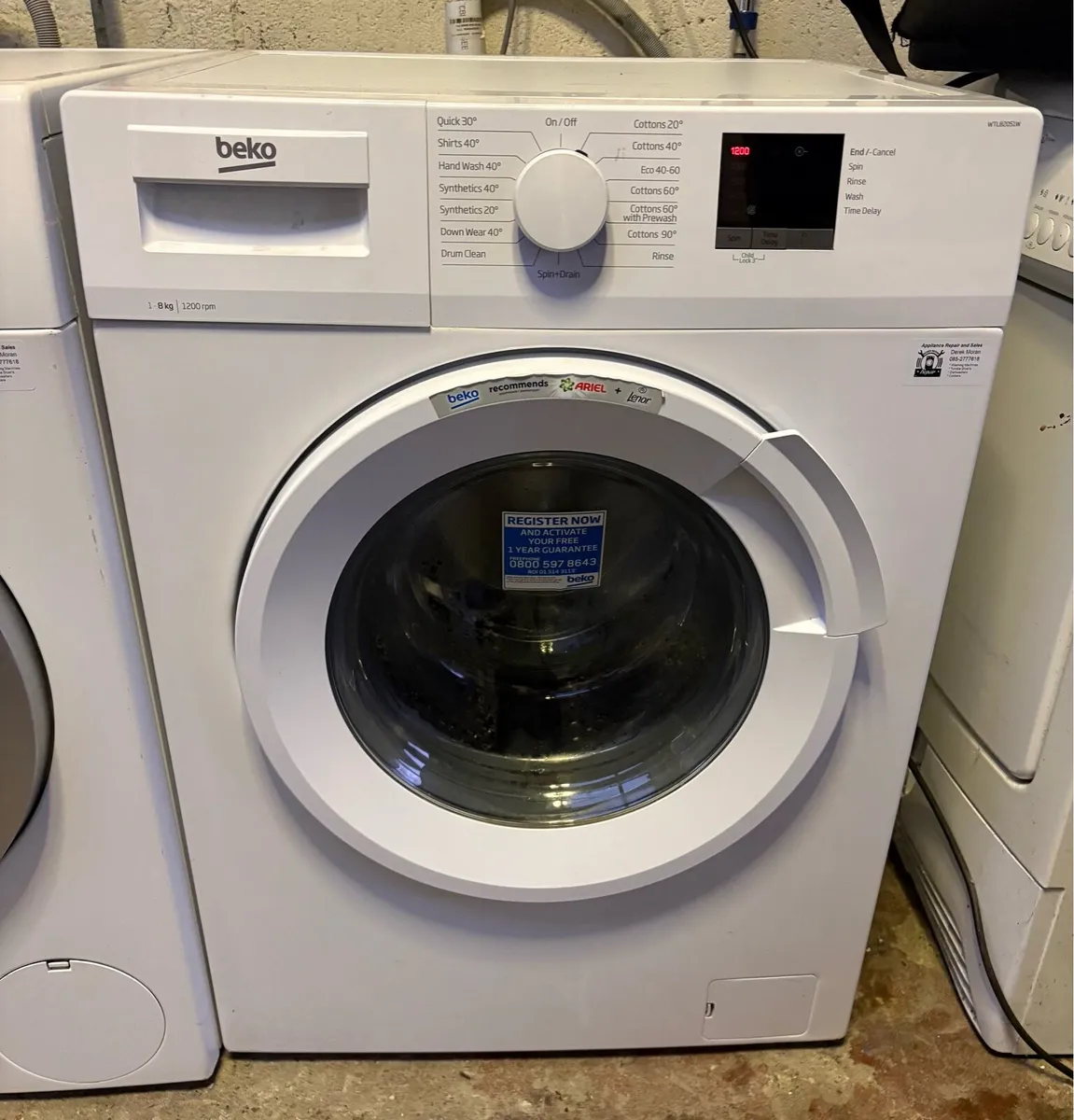 Beko Washing Machine - 8kg Drum