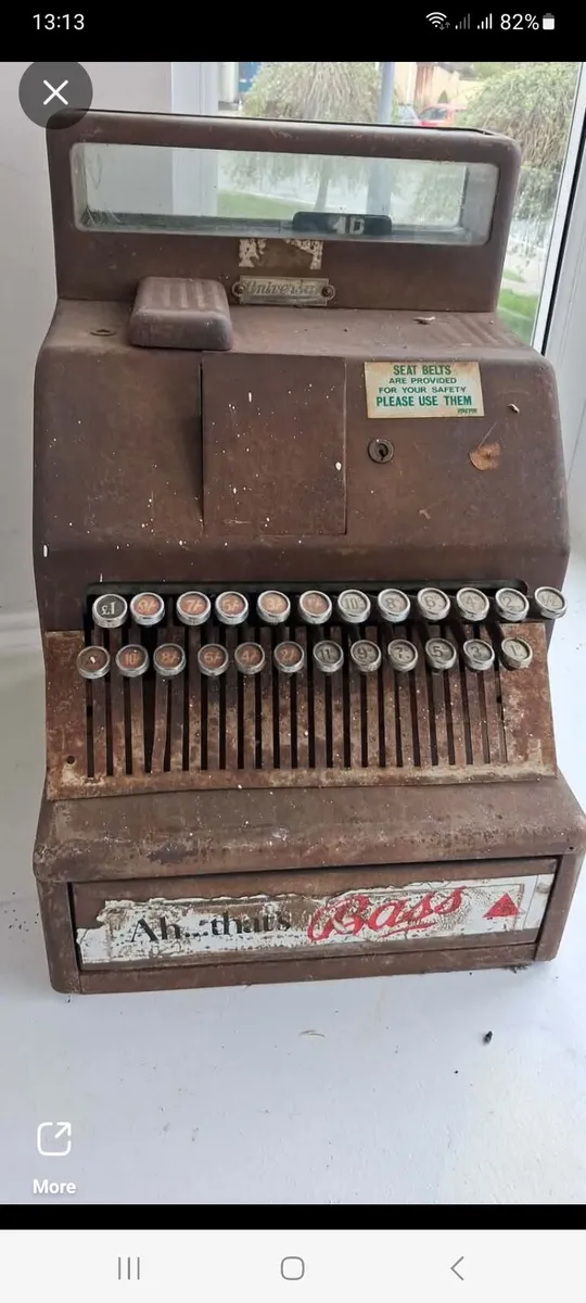Old pub cash till - Image 1