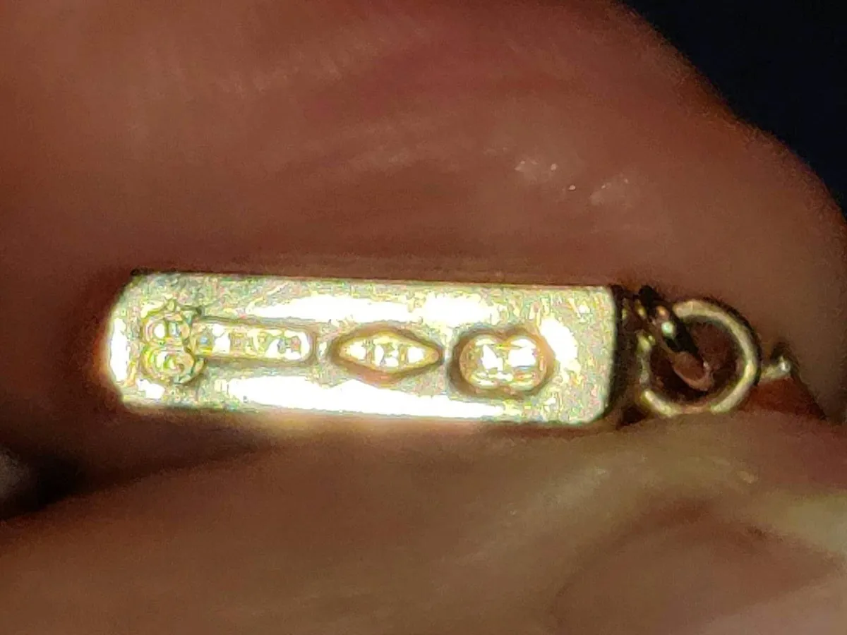 RARE, CHUNKY WEAVER, 9CT SOLID Gold 3.36g Bracelet - Image 4