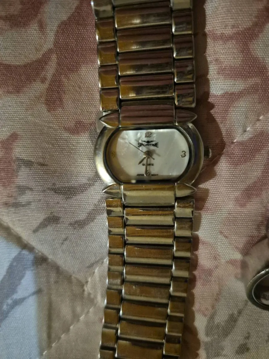 Ladies Sportime SC2609W Watch – Gold-Tone Stainles - Image 1