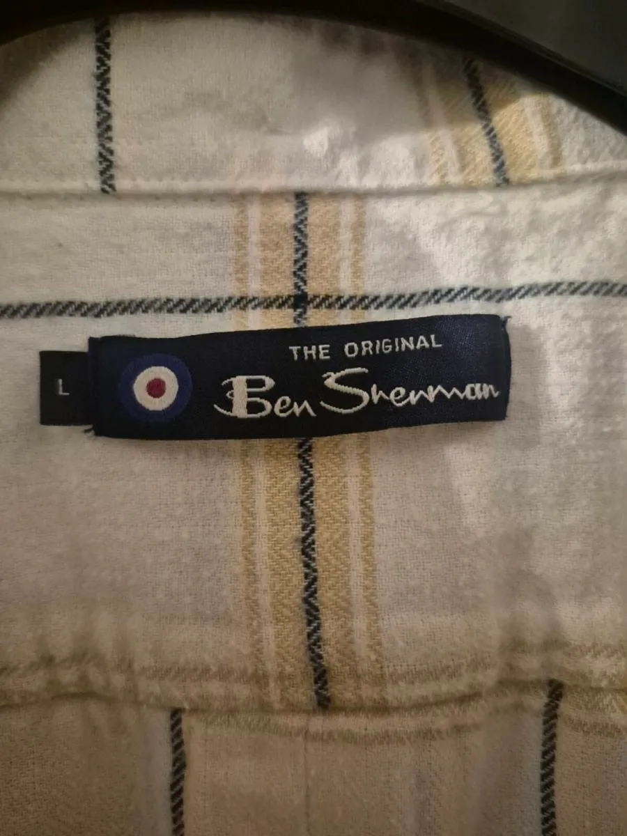 Ben Sherman Shirt – Flannel Check – Size L - Image 2
