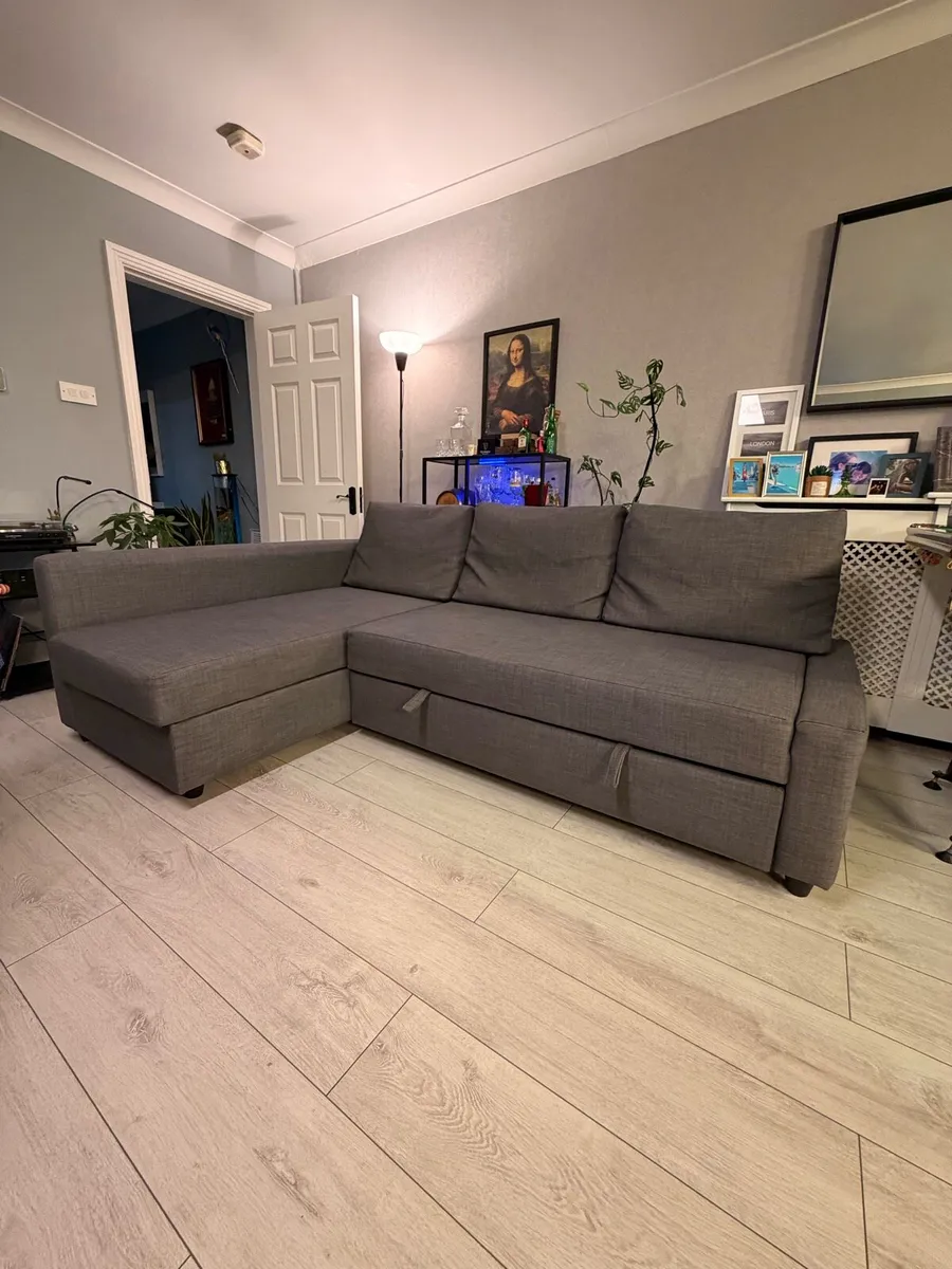 IKEA sofa bed with storage L or R had - Image 1