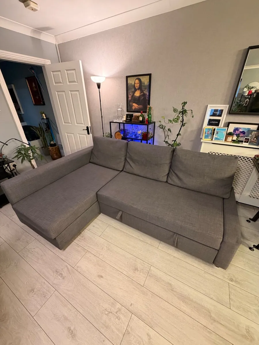 IKEA sofa bed with storage L or R had - Image 4