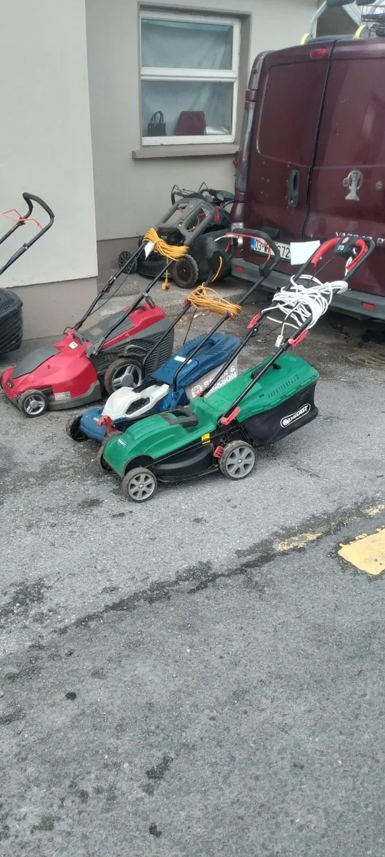 3 electric lawnmower working perfect - Image 4