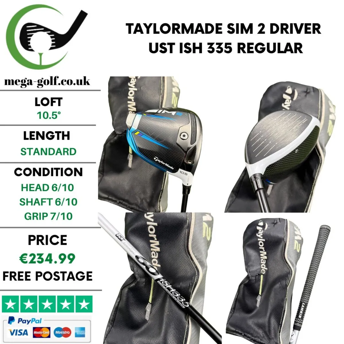 Taylormade Sim 2 Driver / 10.5° / Regular - Image 1