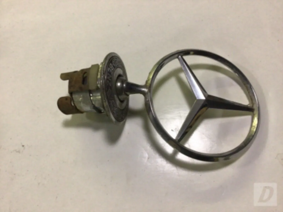 Vintage Mercedes Benz Merc Bonnet Hood Star Emblem - Image 1