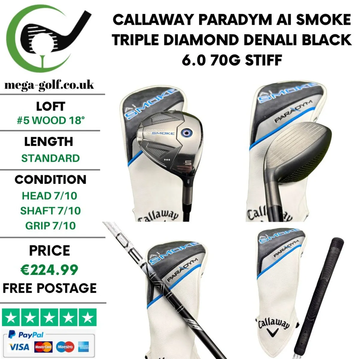 Callaway Paradym Ai Smoke Triple Diamond - Image 1