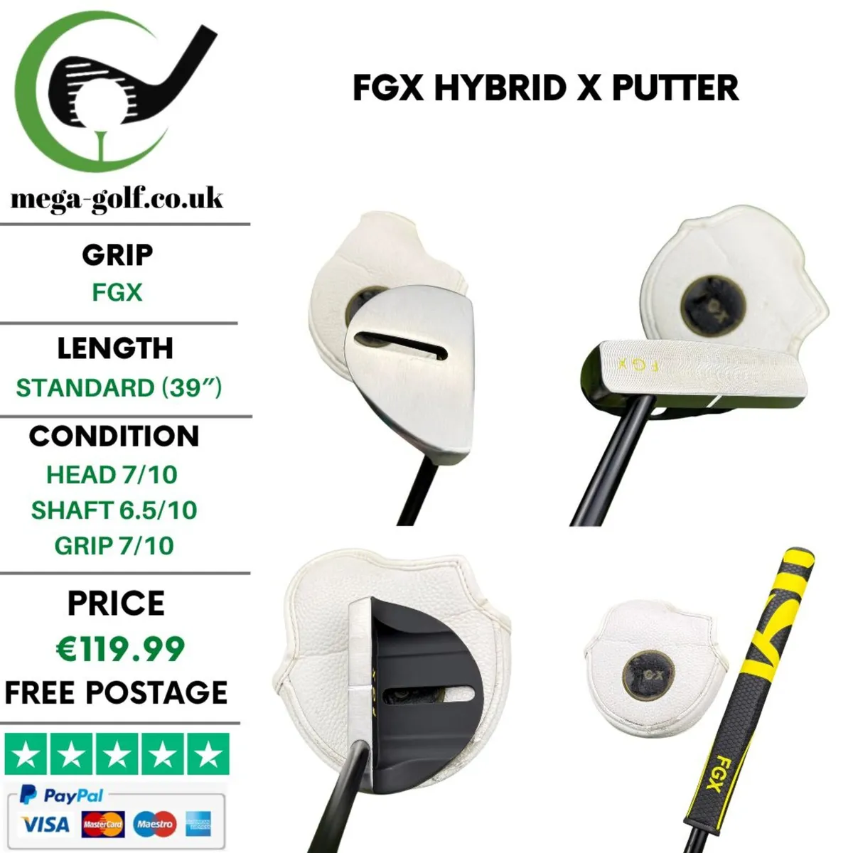 FGX Hybrid X Putter / 39" - Image 1