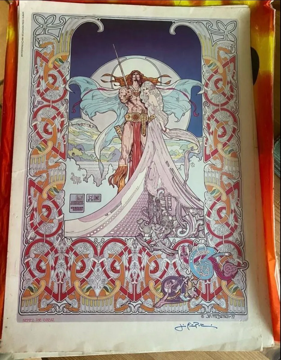 8 Jim Fitzpatrick prints (1 signed) - Image 2