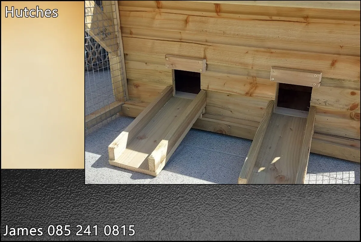 Rabbit Hutch & Cage - Image 3