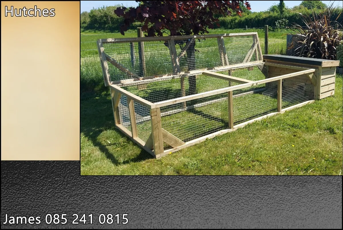 Rabbit Hutch & Cage - Image 4