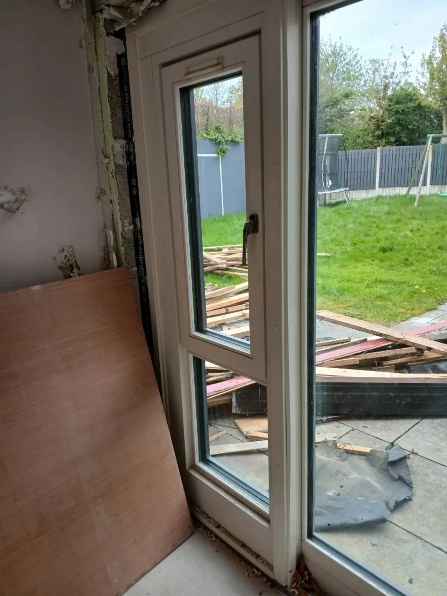 Grey patio door and winfow - Image 2