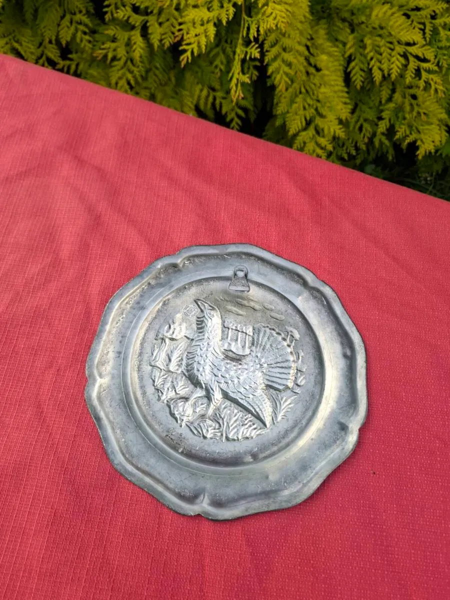Pewter plate postage possible - Image 2