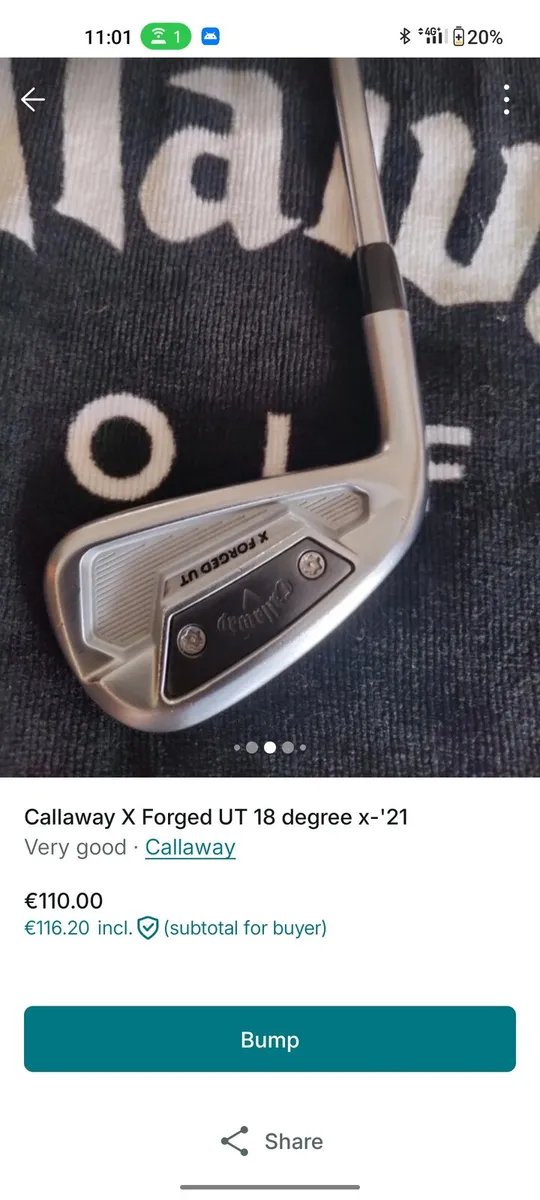Callaway X Forged UT 18 degree S LH - Image 1