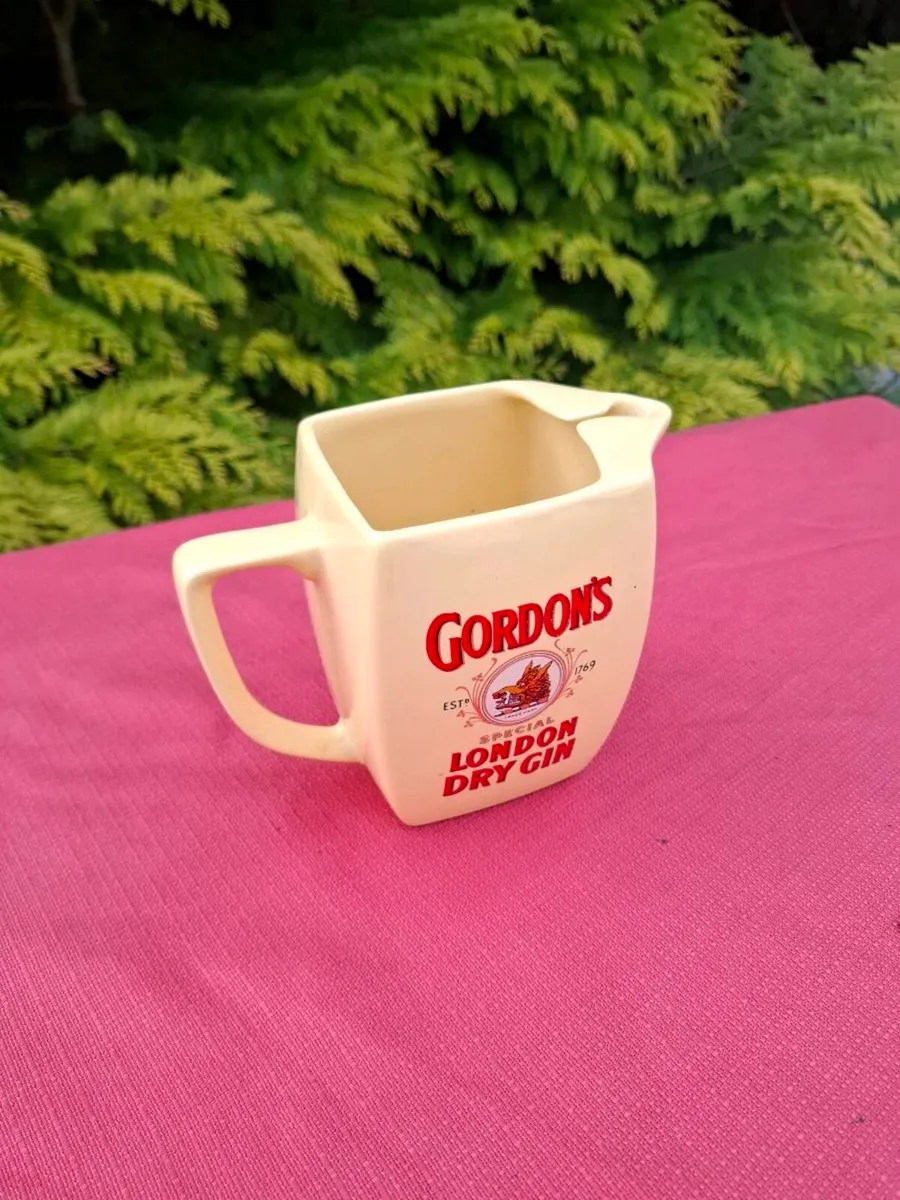 Gordon gin ceramic pitcher postage possible - Image 2