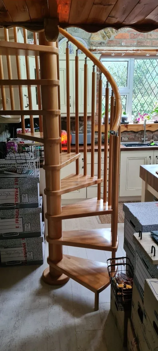 Wooden Spiral staircase - Image 2
