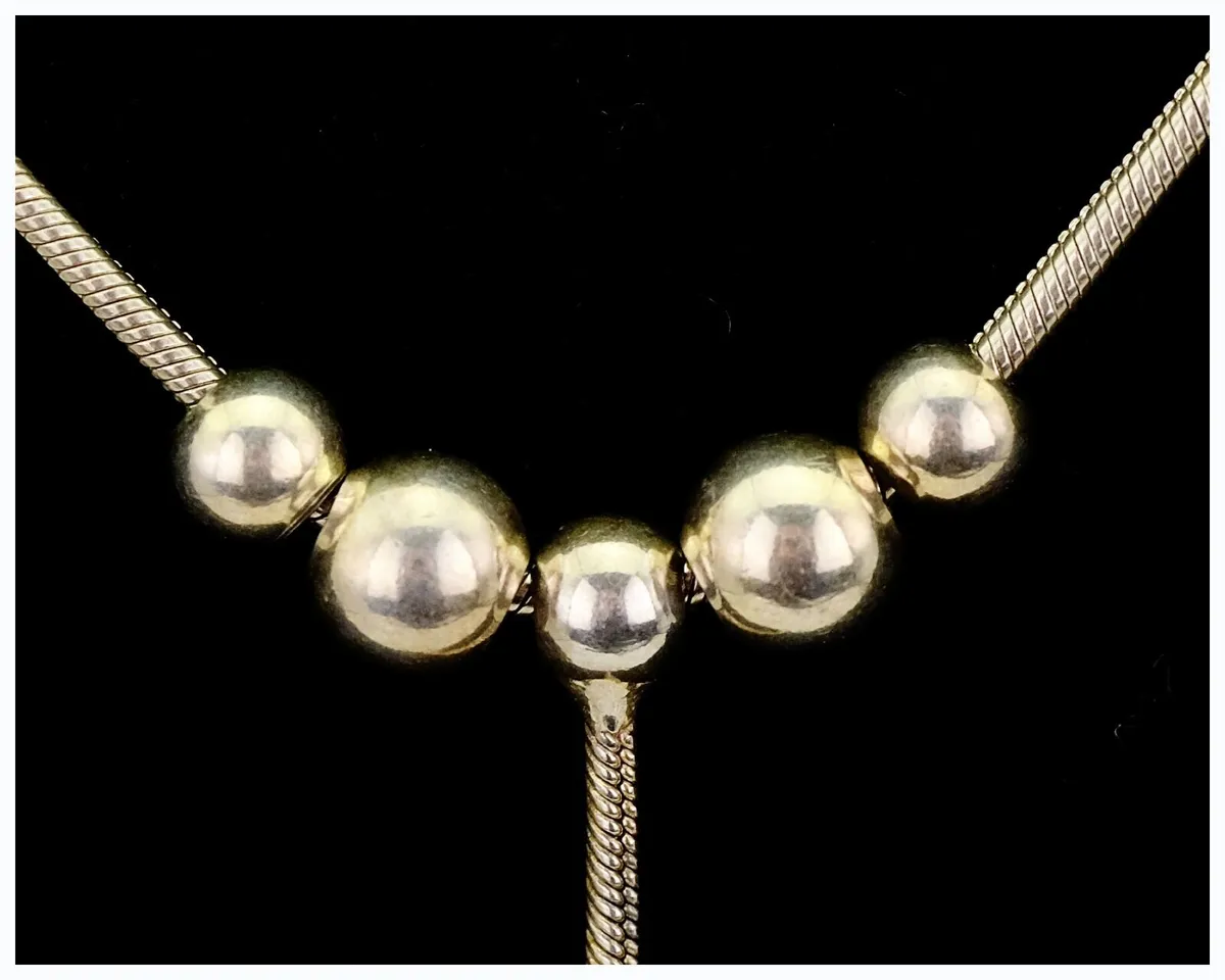 Sterling Silver 925 Lariat Chain Necklace - Image 2