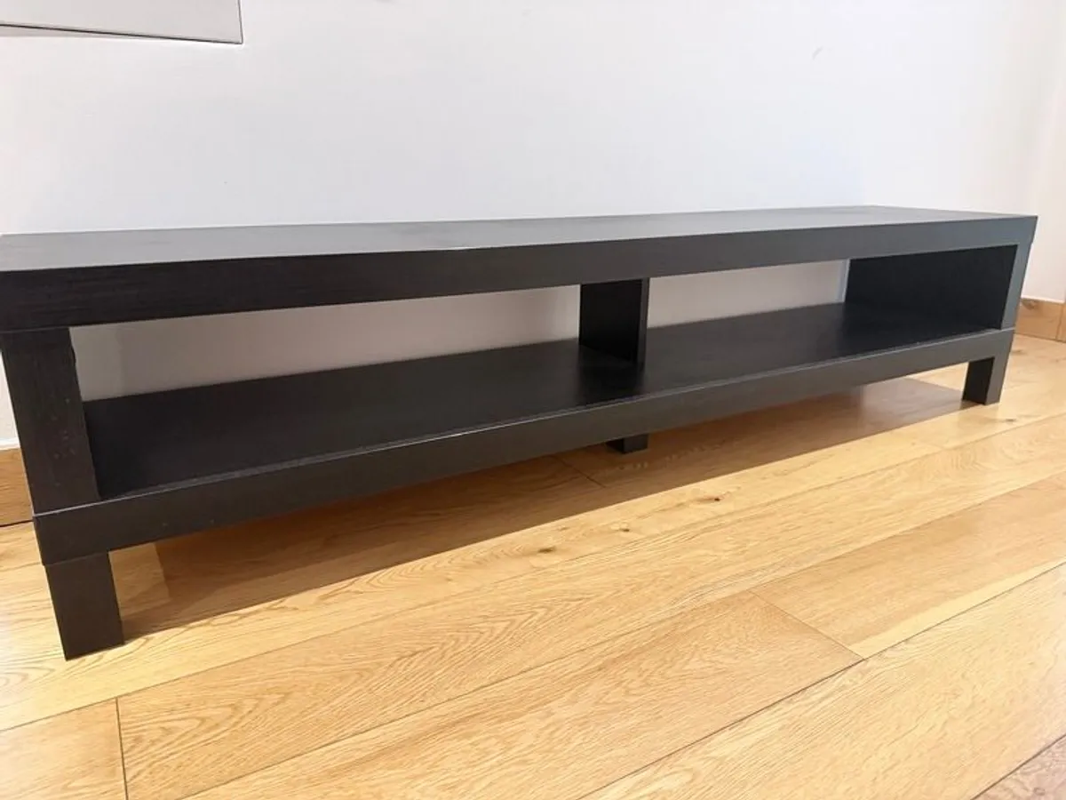 IKEA TV unit, model LACK, black-brown