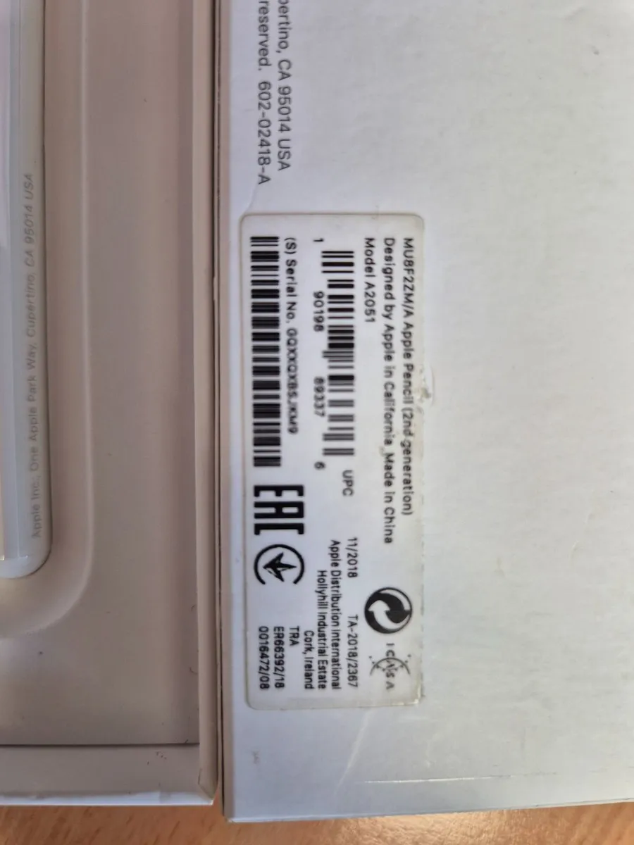 Apple Pencil 2nd Gen MU8F2ZM/A unused - Image 4