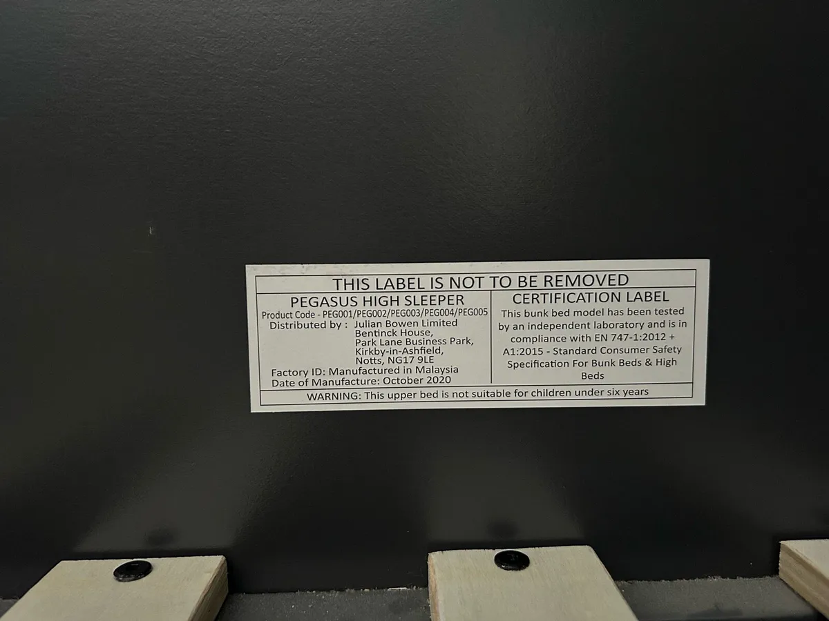 Child’s High Bed with Desk - Image 4