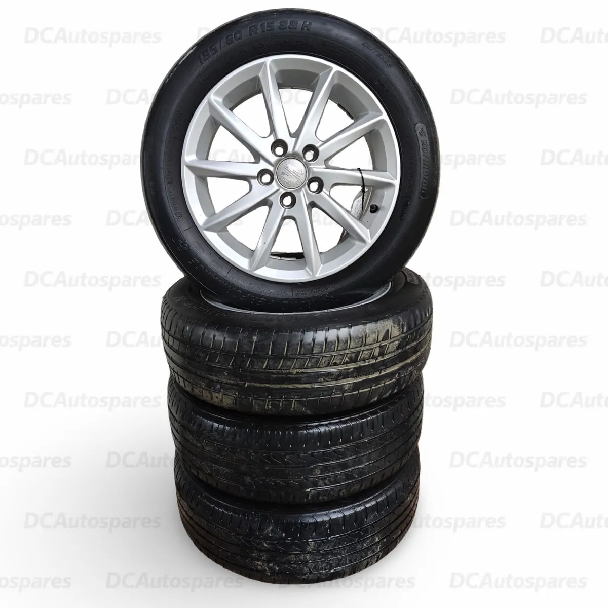 2012 Seat Ibiza 15" Alloy Wheels Set 185/60R15 - Image 1
