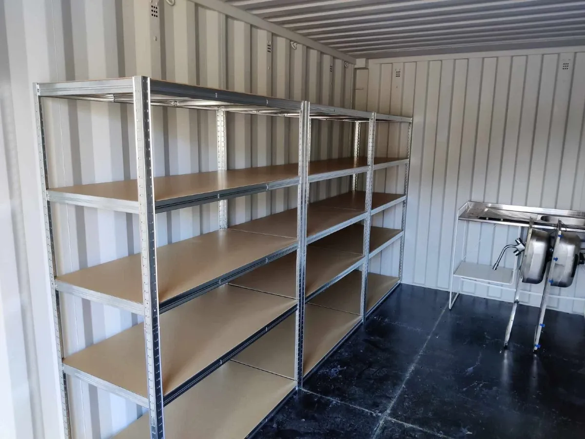 5 Layer Adjustable Metal Shelving Bays NEW - Image 1