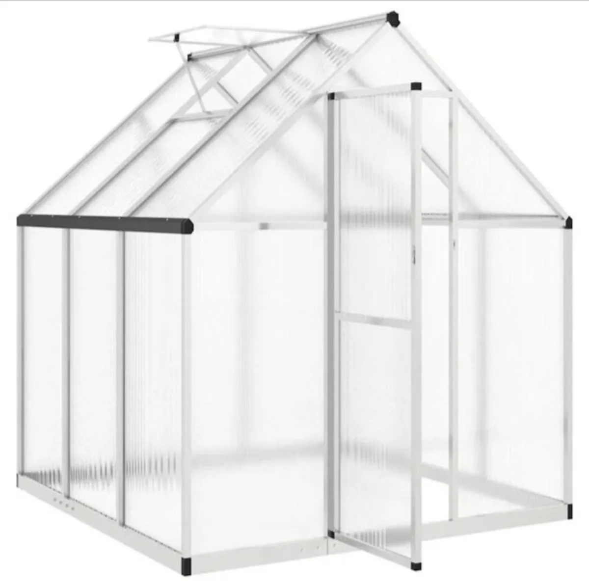 Greenhouse with Base Frame Silver - Image 3