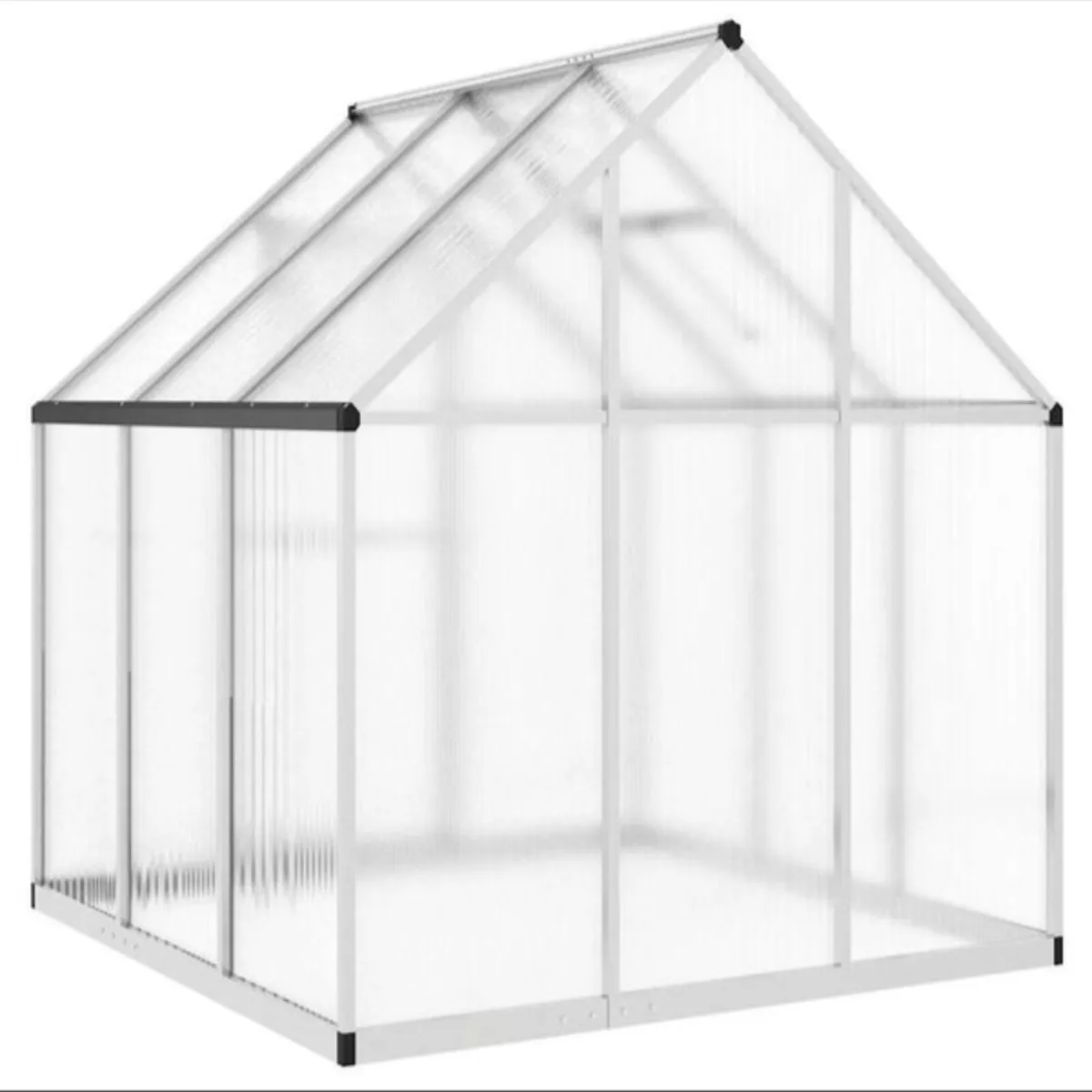 Greenhouse with Base Frame Silver - Image 2
