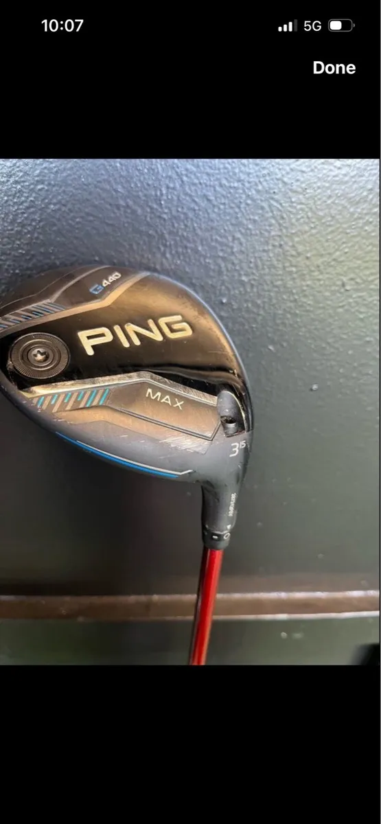 New Ping  3 wood. Denali shaft - Image 1
