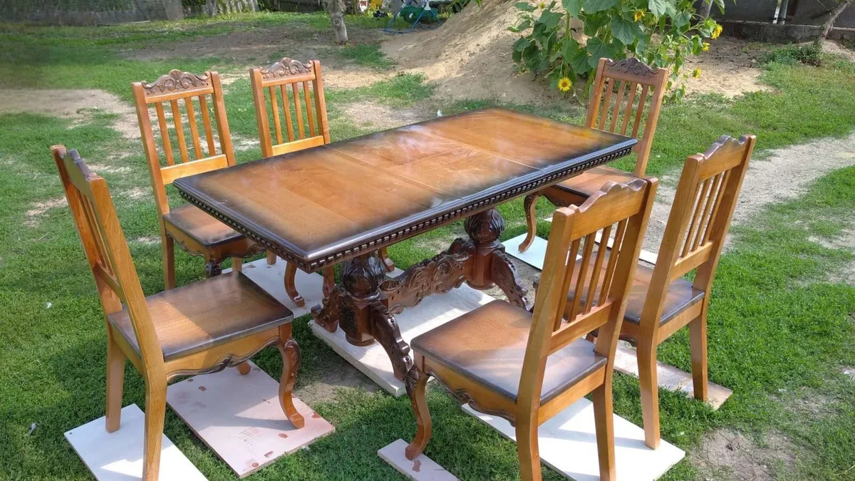 Table and chairs