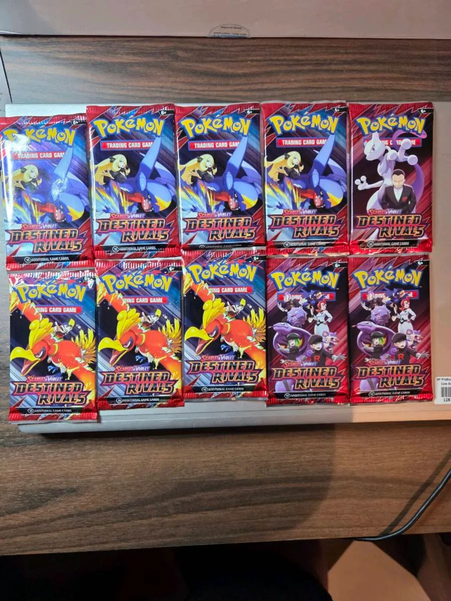 Pokemon Destined Rivals Packs 10x - Image 1