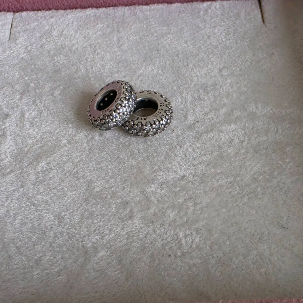 Pandora sparkly spacer charms x2 - Image 2