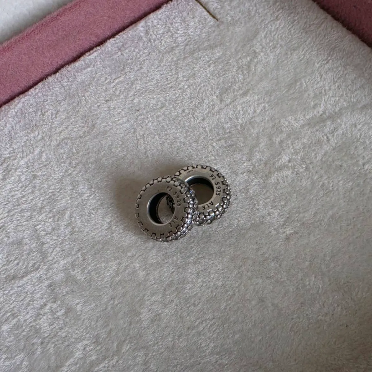 Pandora sparkly spacer charms x2 - Image 4