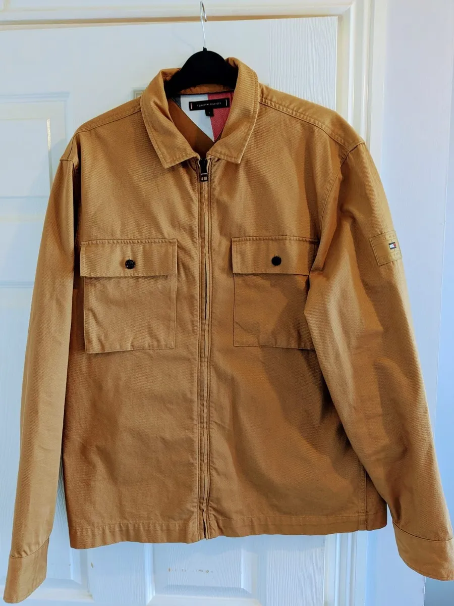 Tommy Hilfiger Washed Cotton Chore Jacket L - Image 1