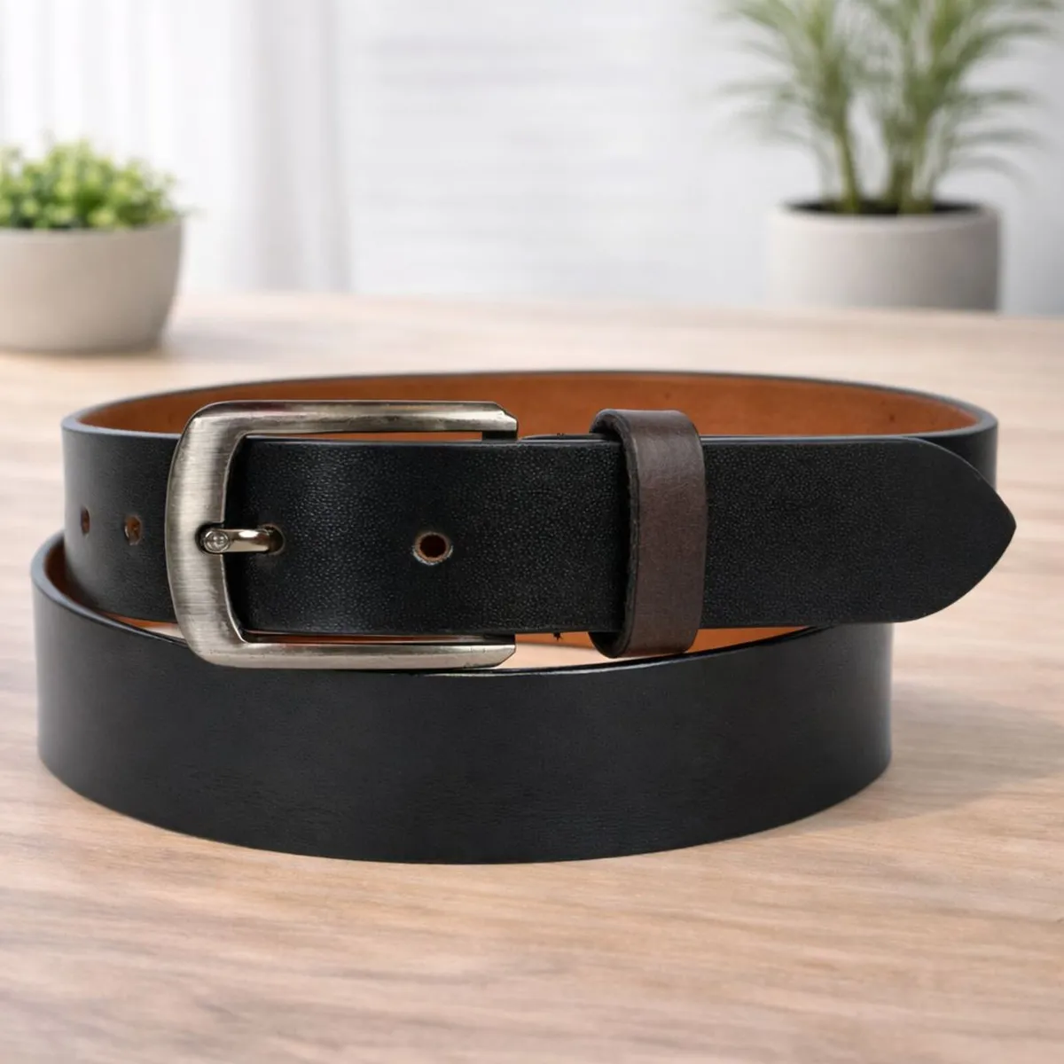 Unisex Premium Genuine Leather Belt - Image 4