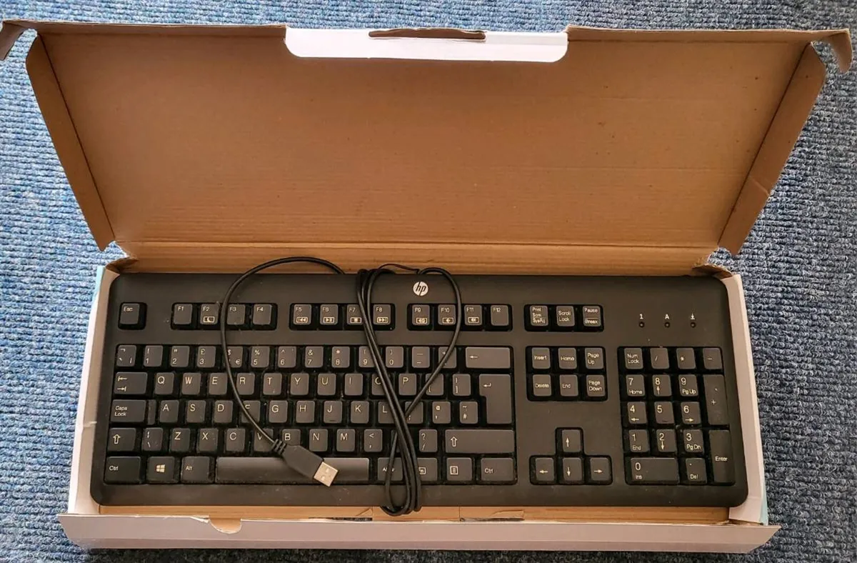 ⌨️ HP Wired Keyboard (English Layout)