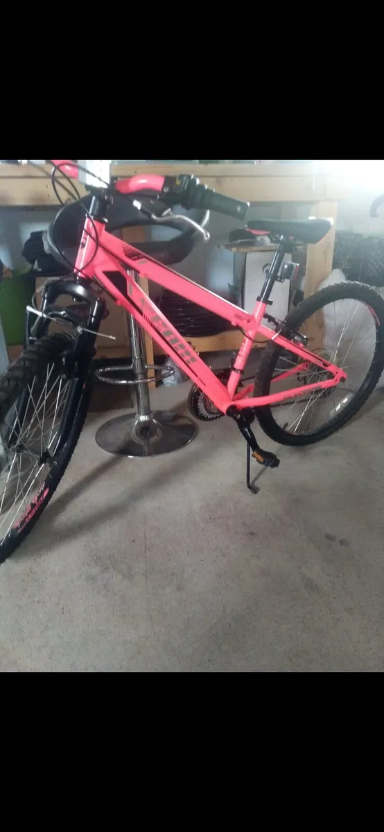 Child's Pink bicycle