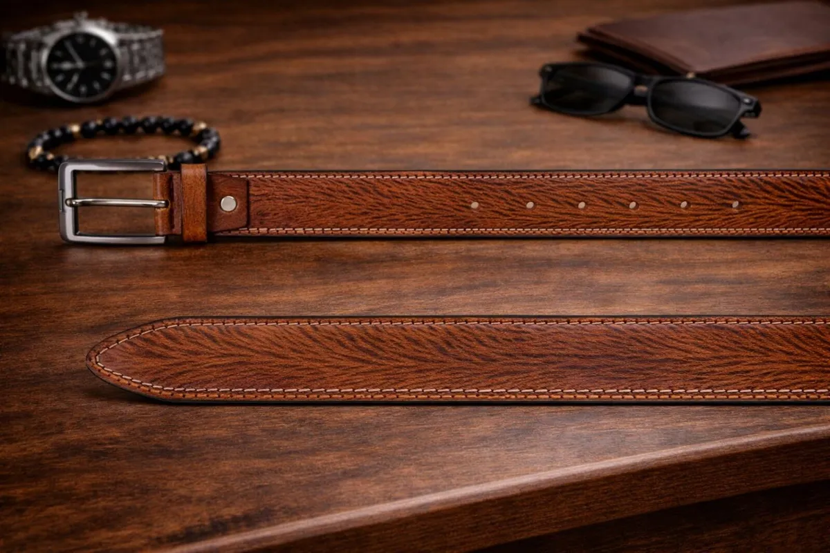 Unisex Premium Genuine Leather Belt - Image 3