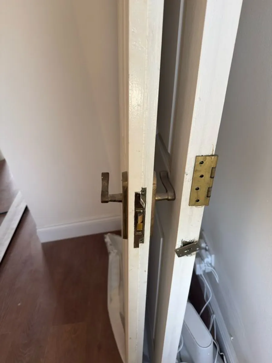 Matching Interior Double Doors Complete with Handle and Hinges - Image 4