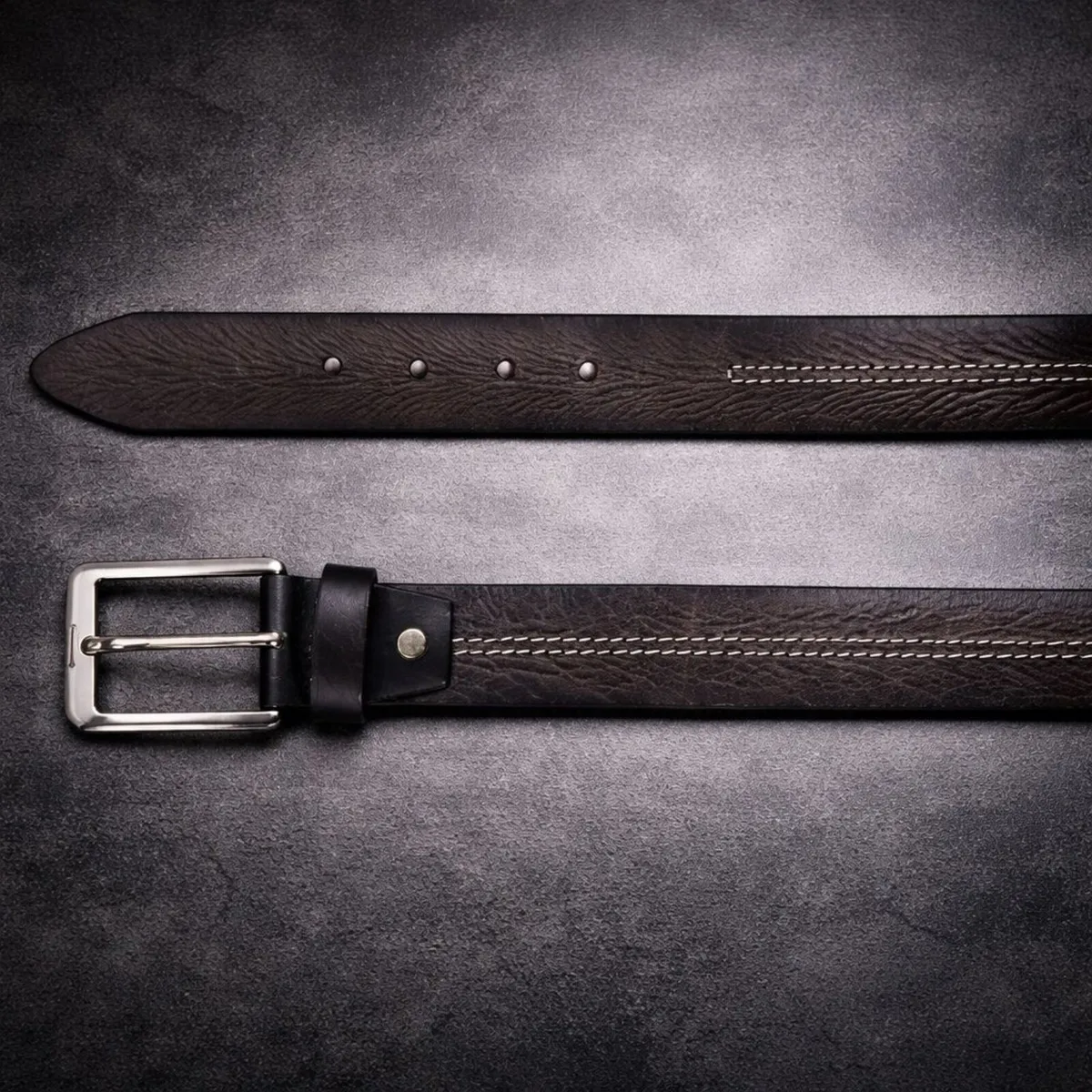 Unisex Premium Genuine Leather Belt - Image 4