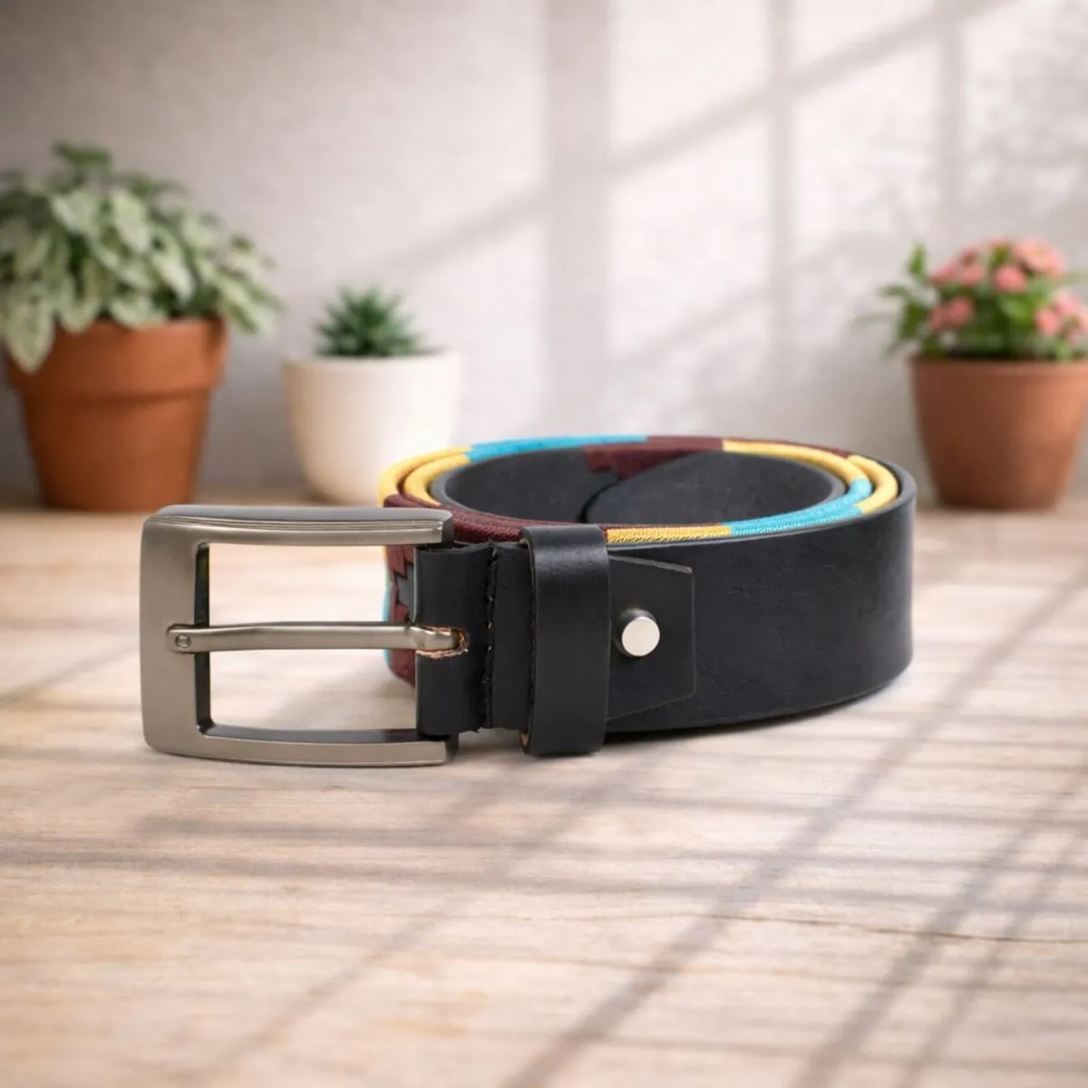 Unisex Premium Genuine Leather Polo Belt - Image 2