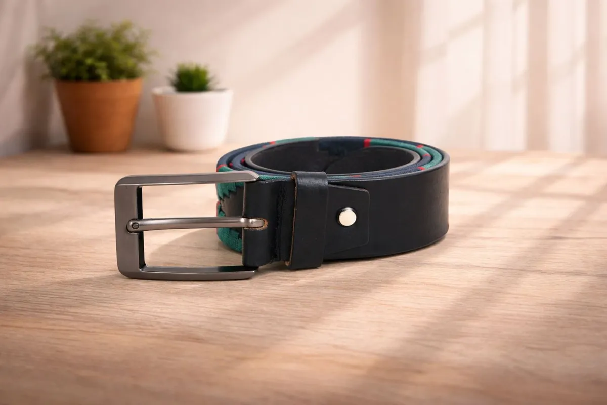 Unisex Premium Genuine Leather Polo Belt - Image 4