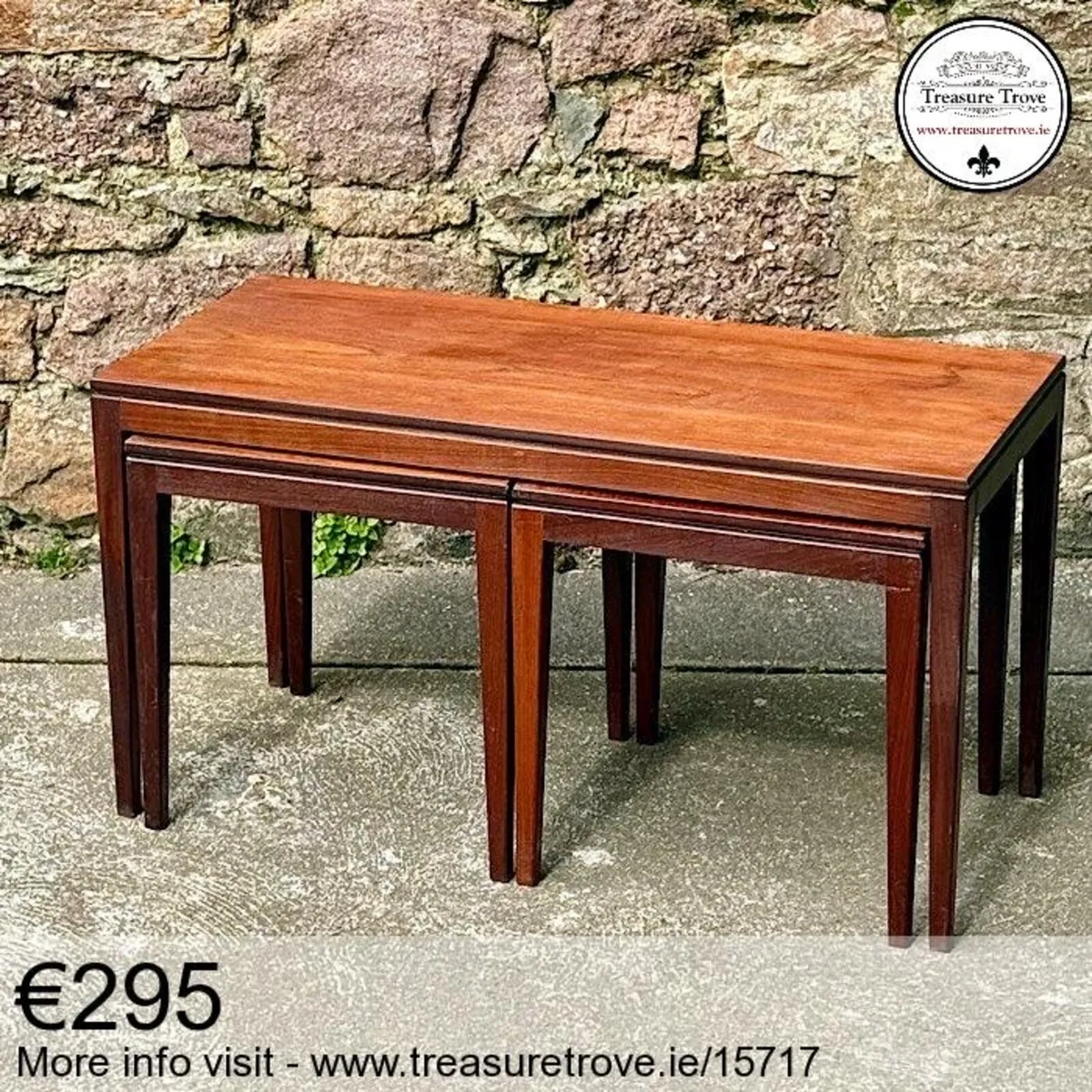 Vintage Nests of Tables, Coffee Table - Image 3