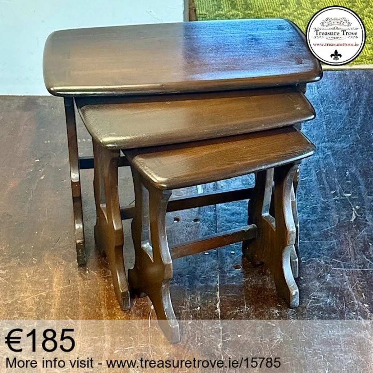 Vintage Nests of Tables, Coffee Table - Image 2