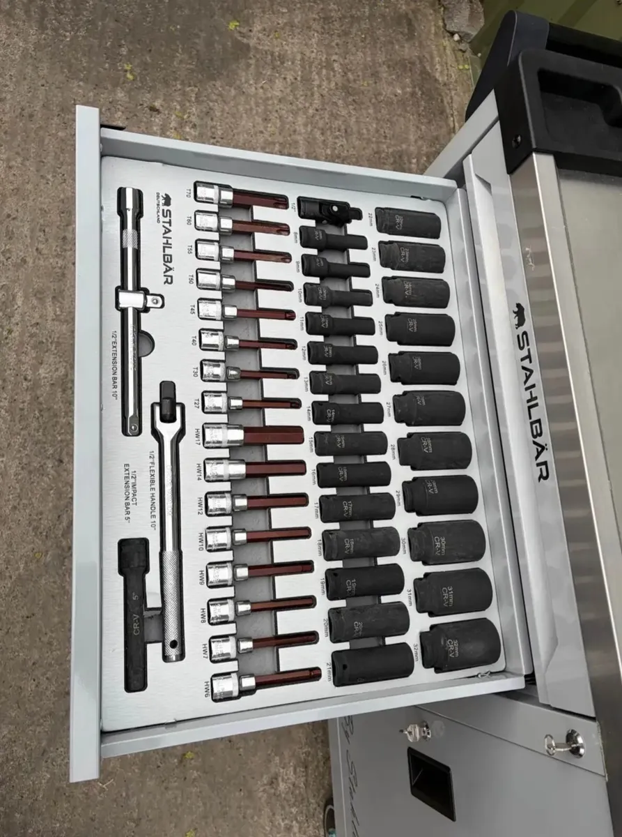 Stahlbar Tool Chest with Tools New – Soft Close - Image 3