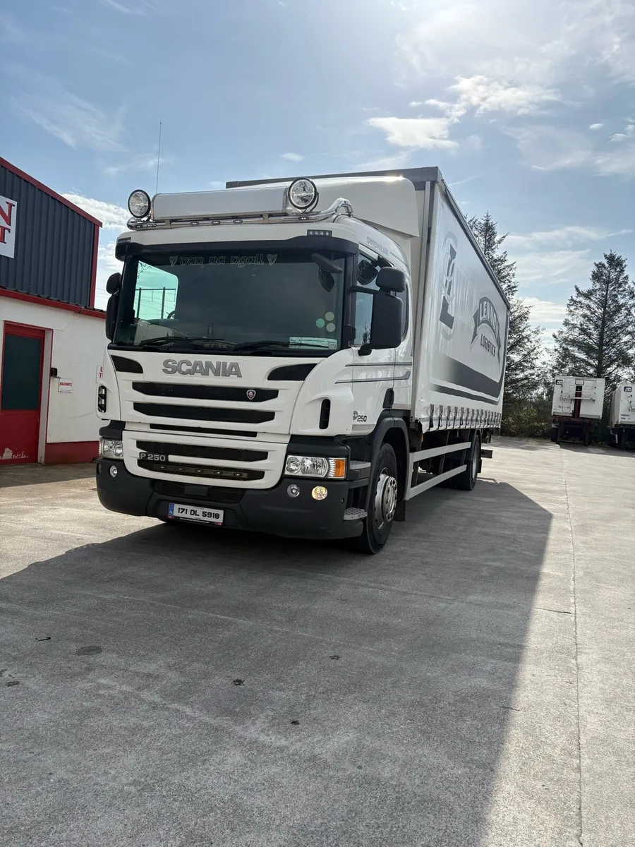 Scania P250 rigid Curtainsider taillift - Image 2