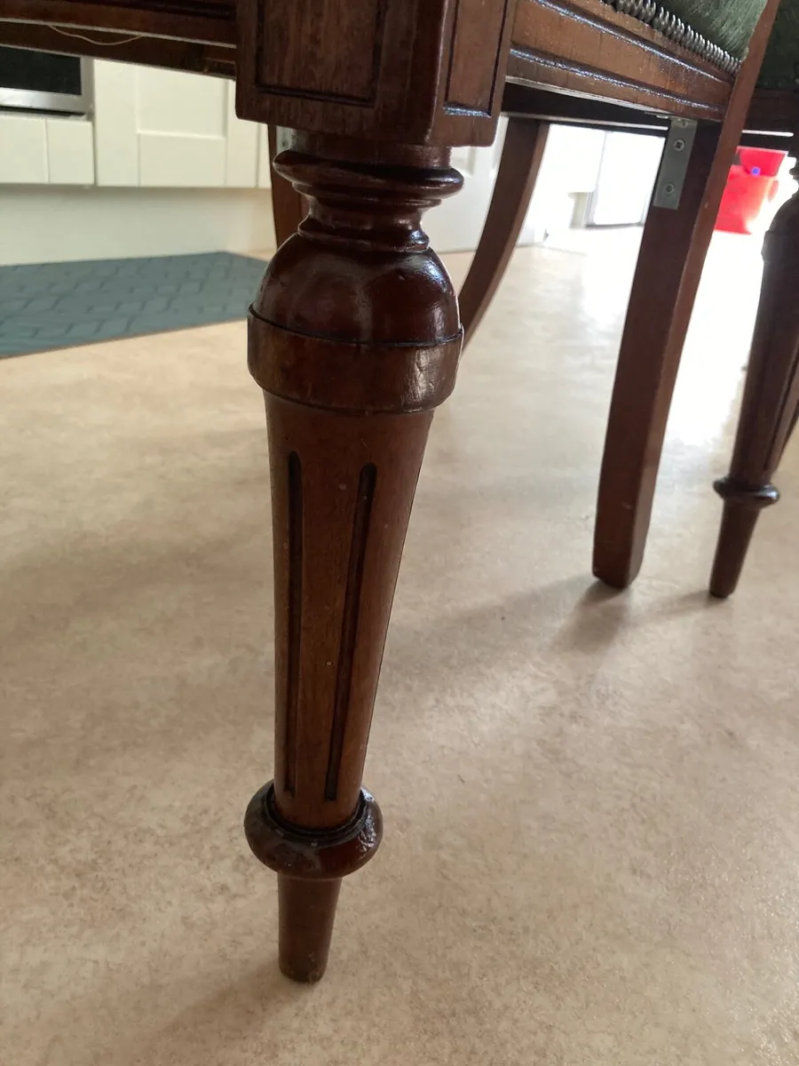 5 Victorian dining chairs - Image 3