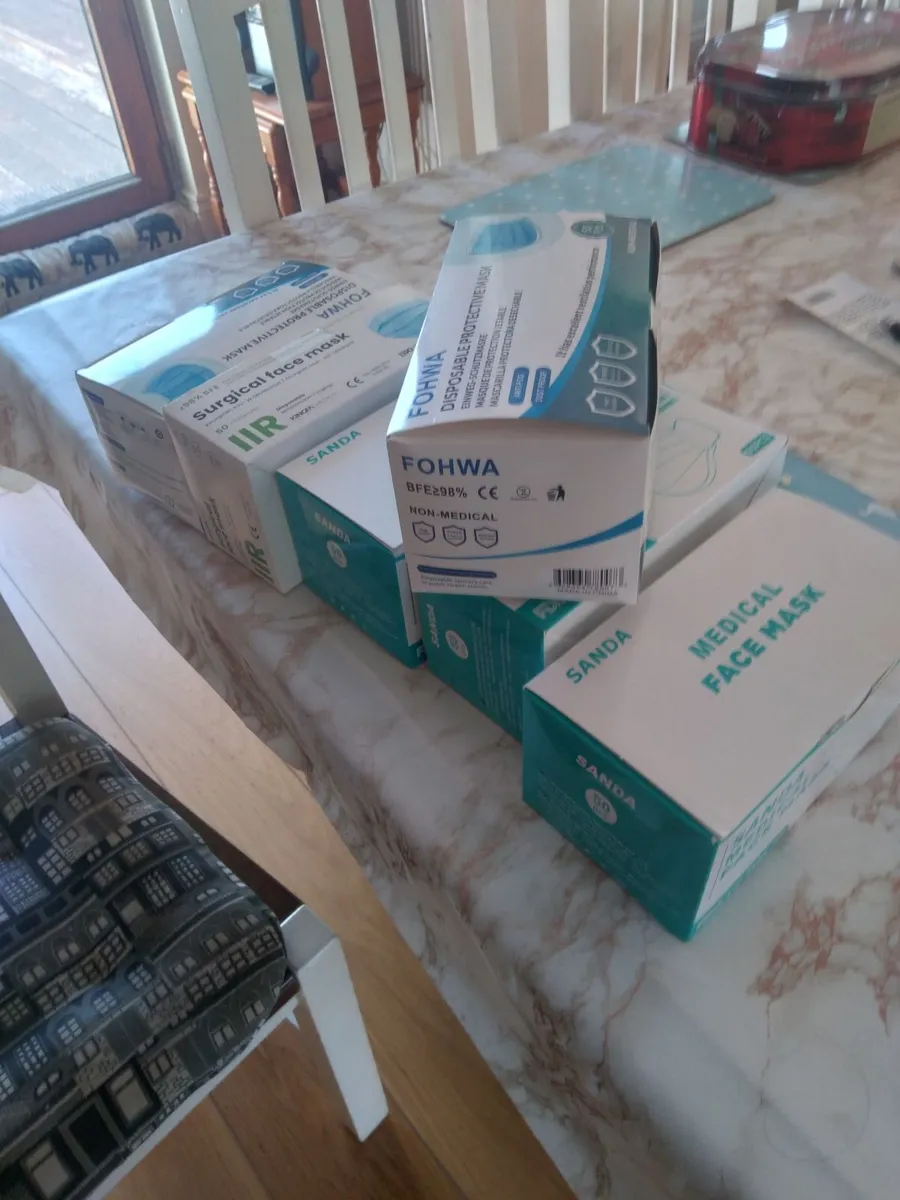 Medical Face Masks 8 Boxes - Image 1